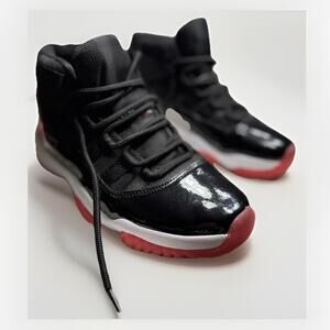 Size 8 - Jordan 11 Retro High Bred Red/Black/White 378037061 Jordan Sneakers
